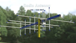 Radio antenna 144 \u0026 430 MHZ | DESIGN ANTENNA |