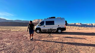 Vanlife||Camping In The Desert Alone||Ep.165