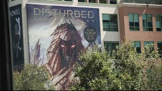 Disturbed - "Immortalized" Building Sign