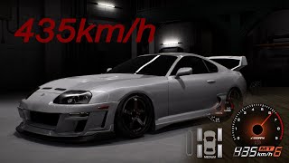 435km/h Toyota Supra mk4 on Tokyo Xtreme Racer