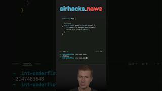 From Integer Underflow to Overflow and Back #java #shorts #coding #airhacks