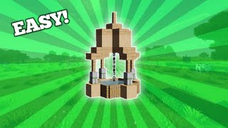 Minecraft: how to make a beautiful well