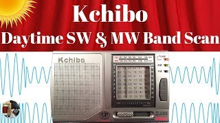 Kchibo KK-9803 Portable Shortwave Radio | Daytime SW \u0026 MW Band Scans