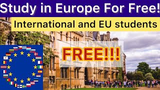 Top 10 Countries You can Study For Free In Europe/Study Abroad For Free