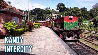 Kandy Intercity train Arriving Peradeniya Railways Station with class M6 796