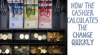 HOW THE CASHIER CALCULATES THE CHANGE QUICKLY (WITH EXAMPLES)