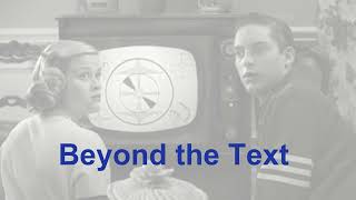 Beyond the Text  NCEA Level 2 Film