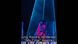 jungkook during his My Time performance as seen in this rehearsal😍🔥💦#bts #jungkook #kpopshorts #kpop