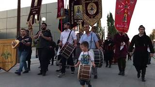 Πατινάδα Καππαδόκων στο κέντρο της πόλης των Φαρσάλων - Γαβούστιμα 2017