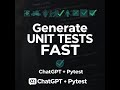 Generate Unit Tests with ChatGPT Copy / Paste