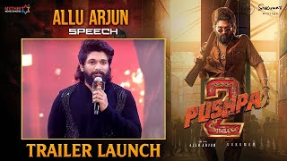 Allu Arjun Speech | Pushpa 2 Trailer Launch Event | Rashmika | Sukumar | Fahadh Faasil | DSP