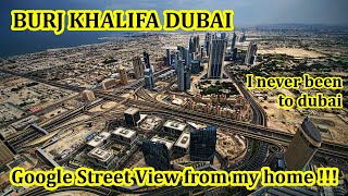 Exploring the Views of the Burj Khalifa with Google Street view