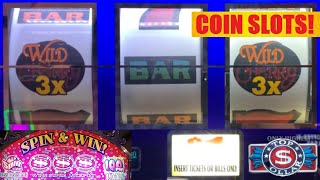 BEAUTIFUL! TRIPLE DOUBLE WILD CHERRY + PARTY SPIN + TOP DOLLAR GRAND slot play! Coin Slots!