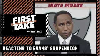 Stephen A. DOESN’T THINK Mike Evans should be suspended! 😳 👀 | First Take