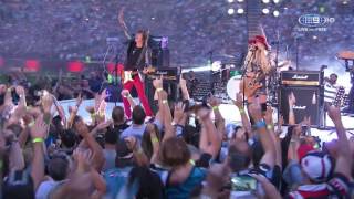 Richie Sambora and Orianthi  - Living On A Prayer (Live 2016 NRL GF )