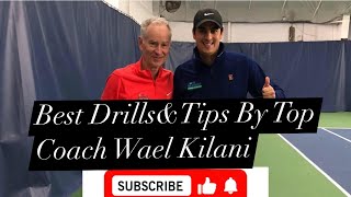 Legend John McEnroe on volleys demonstration with Coach Wael Kilani👍 Enjoy Everyone🔥✅