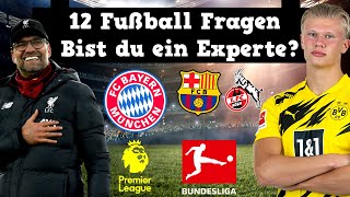 12 Fußball Quiz Fragen feat FC Bayern, Bundesliga, Premier League, Haaland