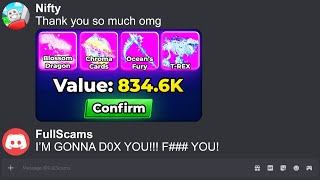 I Scammed $834,599 Robux Back From A Scammer in Blade Ball Trading