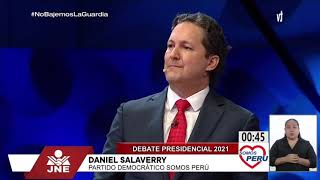 Porky vs. Salaverry | López Aliaga y Salaverry protagonizan tenso momento en debate presidencial