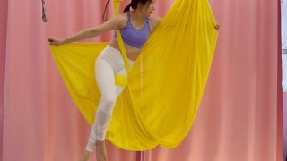 [空中瑜伽]勾布 月亮 中秋 空中瑜珈 | [AERIAL YOGA] MOON , MID AUTUMN FESTIVAL