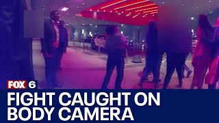 Fight outside Potawatomi; police video captures officers breaking it up | FOX6 News Milwaukee