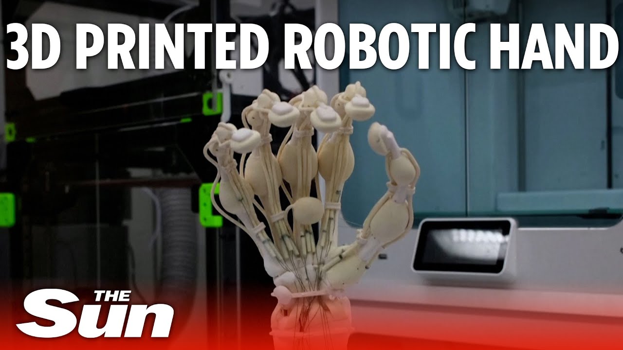 Revolutionizing Robotics: 3D Printed Robotic Hand With Synthetic Bones ...