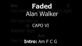 FADED-  CHORDS+LYRICS (Alan Walker)