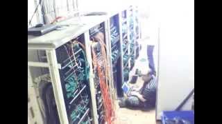 Network Room Recabling Time Lapse