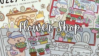 Color With Me: Fuzzy Hygge Flower Shop | Ohuhu Marker Magic