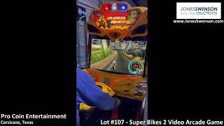 Lot #107 - Super Bikes 2 Video Arcade Game