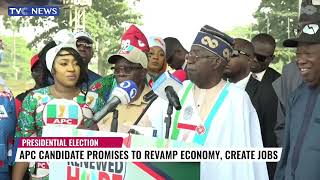 ( WATCH) Crowd Of Supporters Receive Bola Tinubu In Benin City