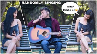 Heart Broken💔 Hindi Songs Mashup In Public | Randomly Singing With Picking Up Girl Prank | Jhopdi K