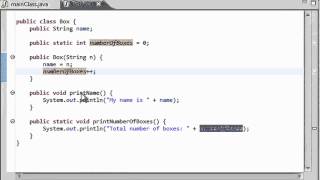 Java Programming - 37 - The static keyword
