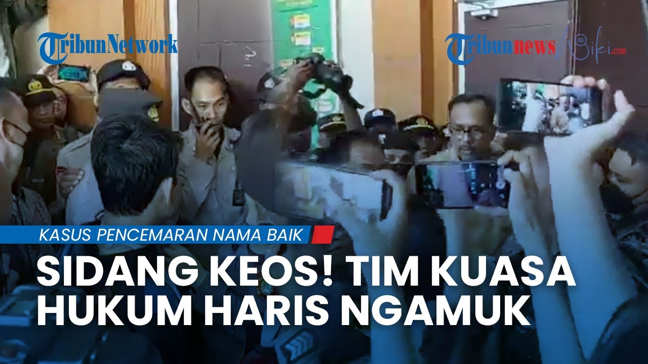 Detik-detik Kuasa Hukum Haris Azhar Ngamuk Dan Teriak Di Depan Ruang ...