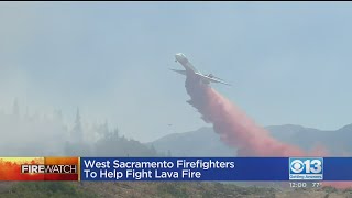 West Sacramento Firefighters Head To Help Fight Lava Fire