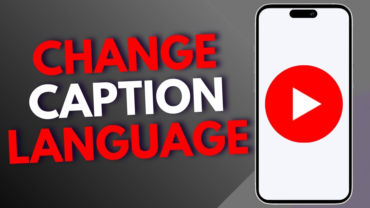 How To Change Caption Language On Youtube Youtube