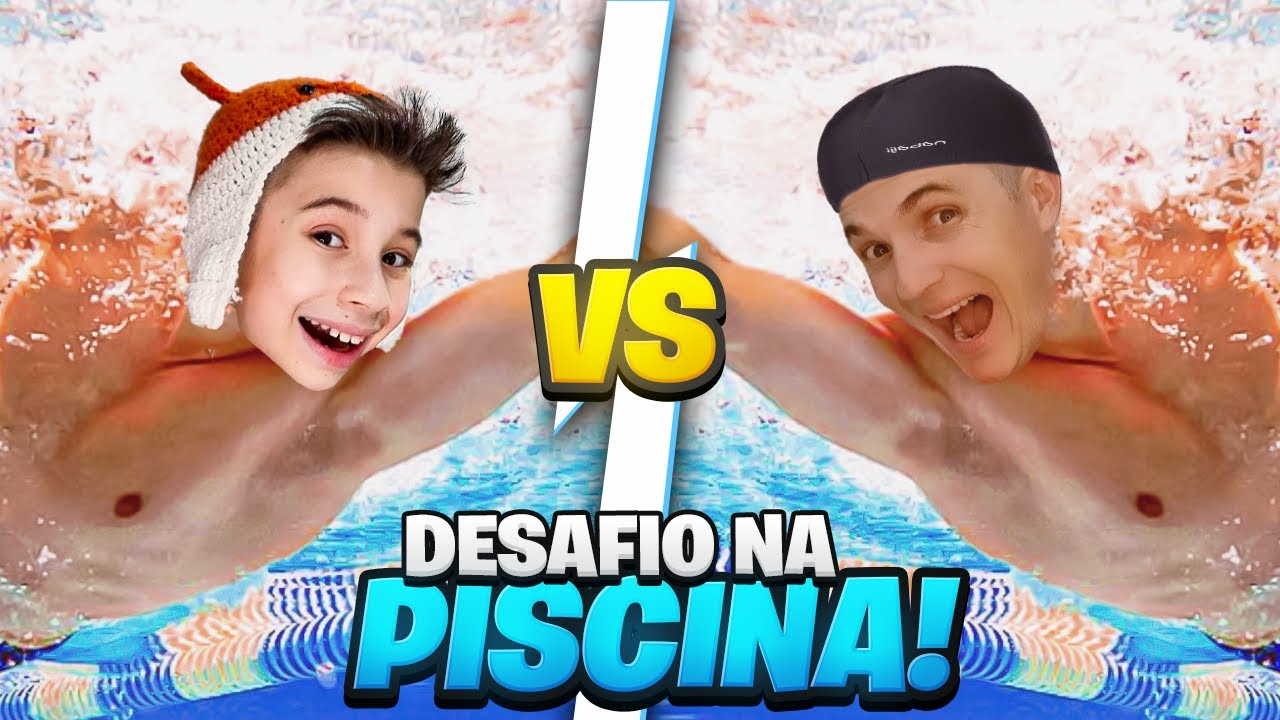 DESAFIO DO MERGULHO NA PISCINA COM RAFINHA E DUDU BETERO😎 - YouTube