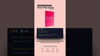 Hover Flip Cards using Css #css #coding #flipcard #Website #frontenddeveloper #hovereffect