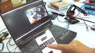 EP#15  หุ่นยนต์ Arm Robot Arduino ควบคุมด้วยมือถือ Android ผ่าน Bluetooth (See program in the link)