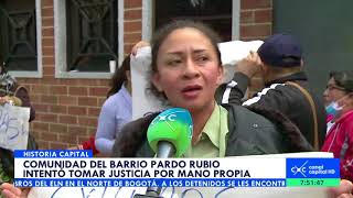 Protestas en el barrio Pardo Rubio por libertad de presunto violador