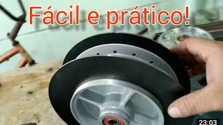 Projeto: Patinete motorizado 100cc. Etapa 1: Preparação da balança e do cubo da titan 150.