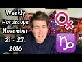 Weekly Horoscope for November 21 - 27, 2016 | Gregory Scott Astrology