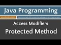Learn Java Programming - Protected Access Applied to a Method