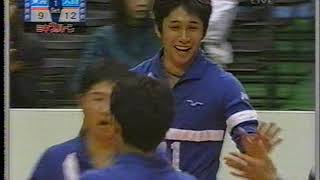 全日本インカレ2001 準決勝　東海大 vs 大商大　第1セット