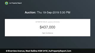 8 Riverview Avenue, West Ballina NSW 2478 | AuPropertyReport.Com