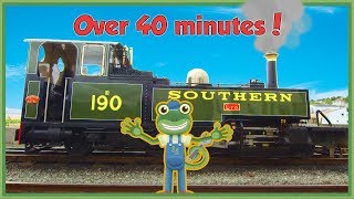 Trains and Trucks For Kids | Gecko's Real Vehicles