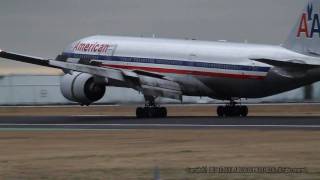 American Airlines Boeing777-200ER (N-755AN) NARITA JAPAN 成田空港 RWY34R