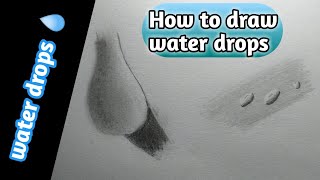How To Draw Water Drop /Water Texture/ tutorial😀😀😀😀