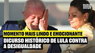 Histórico! o discurso mais emocionante de Lula! Combate à desigualdade é a principal prioridade