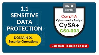 Sensitive Data Protection - CompTIA CySA+ (CS0-003) - 1.1